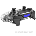 Transparebnt draadloze gamepad-controller-joystick voor PS4